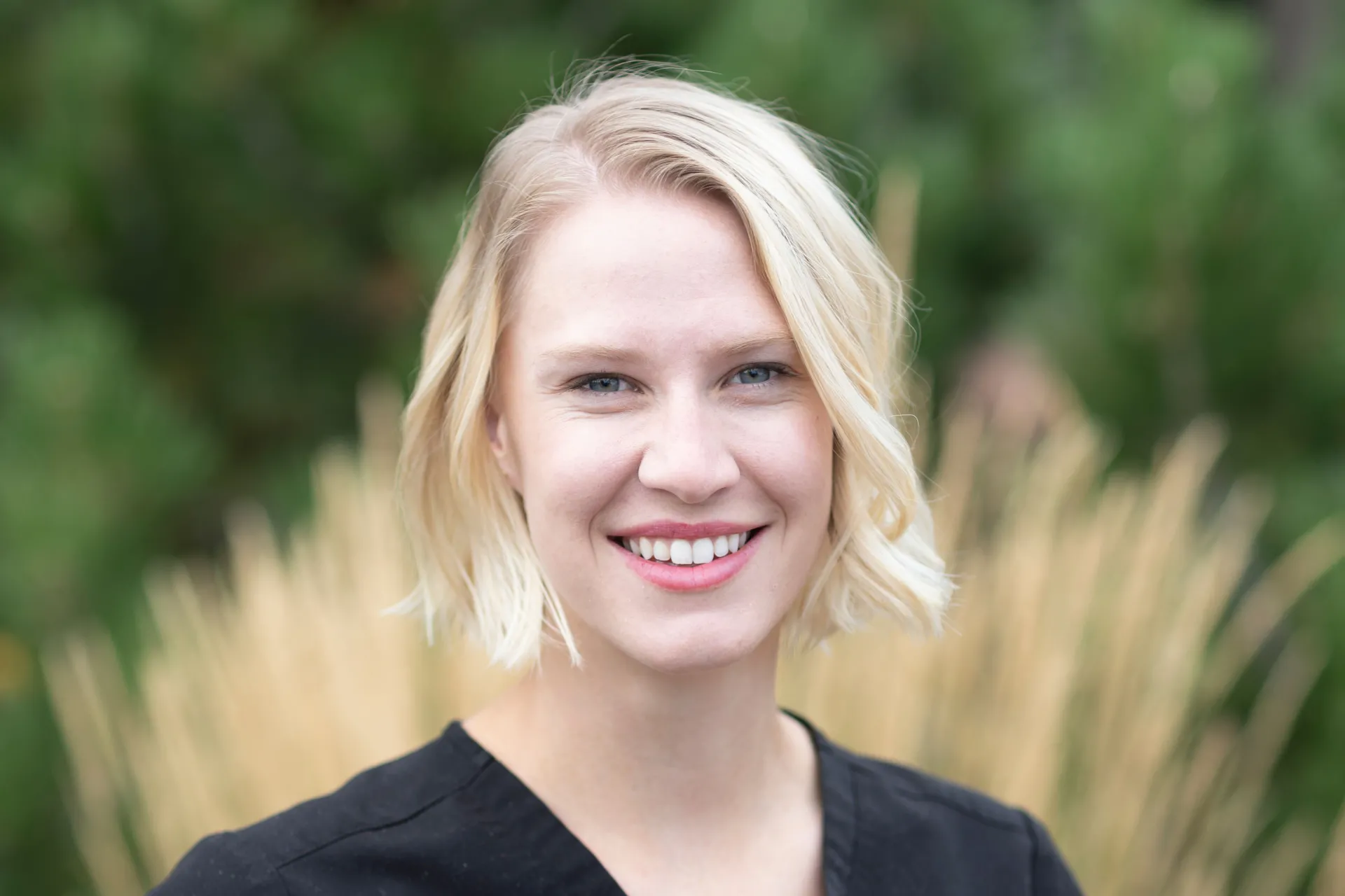 Dr. Darby Isaacson smiling outside