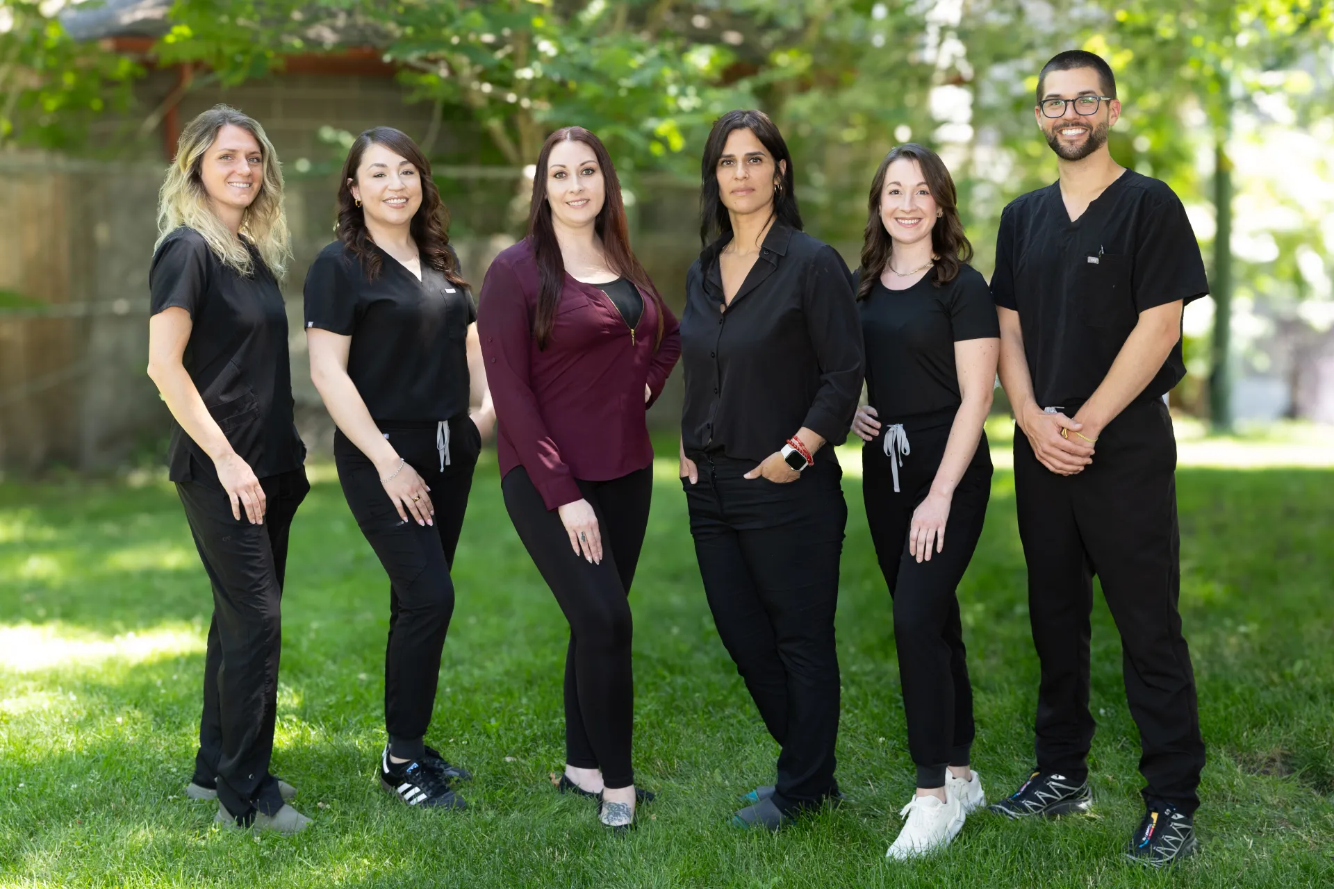 Group photo of Branin Center for Dentistry Highland team photo