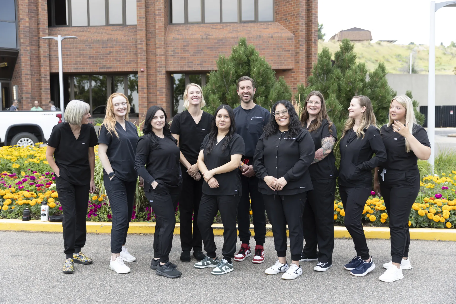 Group photo of Branin Dental's Golden team