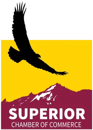 red mountains and a silhouette of an eagle in the sky