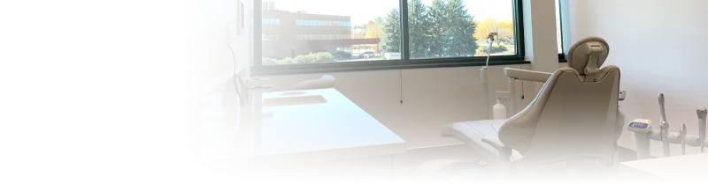 A chair in an examination room in Broomfield