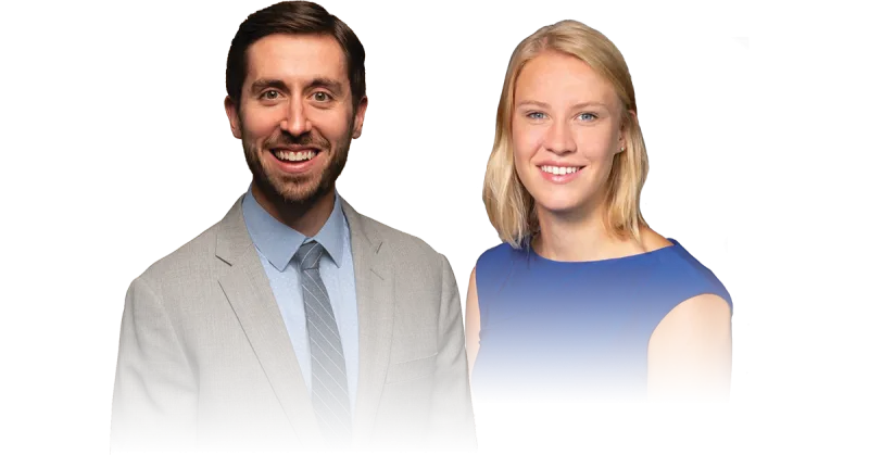 Image of Dr. Adam Stefan and Dr. Darby Isaacson