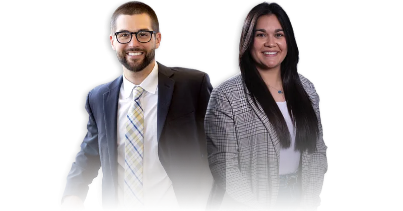 Dr. Adam Staffen and Dr. Dominique Rivera.