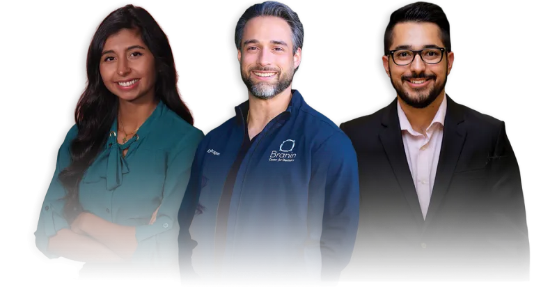 Dr. Karly Vera, Dr. Stephen Rogers, and Dr. Bryan Romero